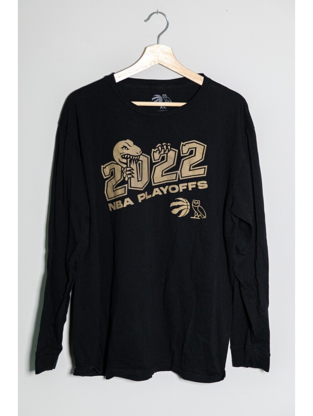 OVO October's Very Own Toronto Raptors 2022 Playoffs LS Shirt - Men's XL